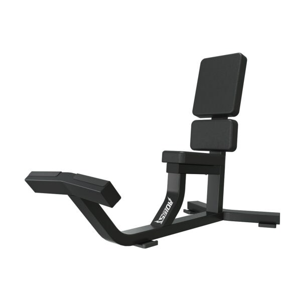 Upright seated bench with vertical backrest, model ALA-1637