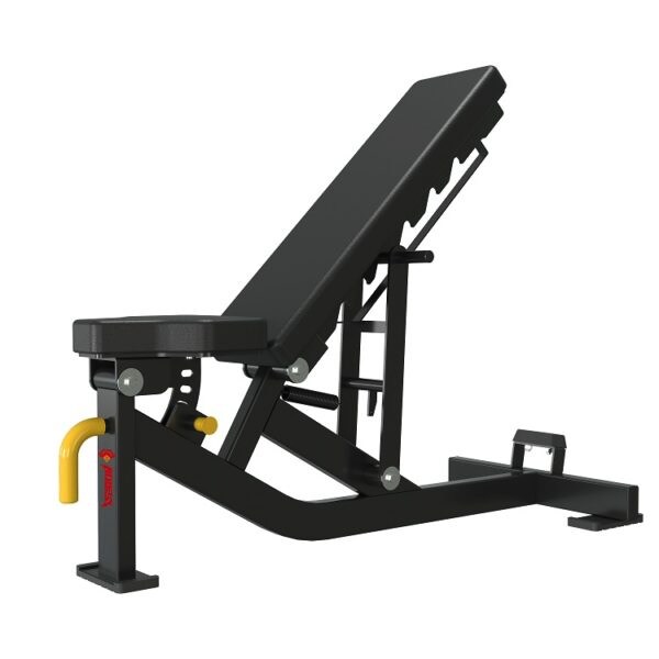 Heavy-duty adjustable FID bench with foot platform, model HM-29