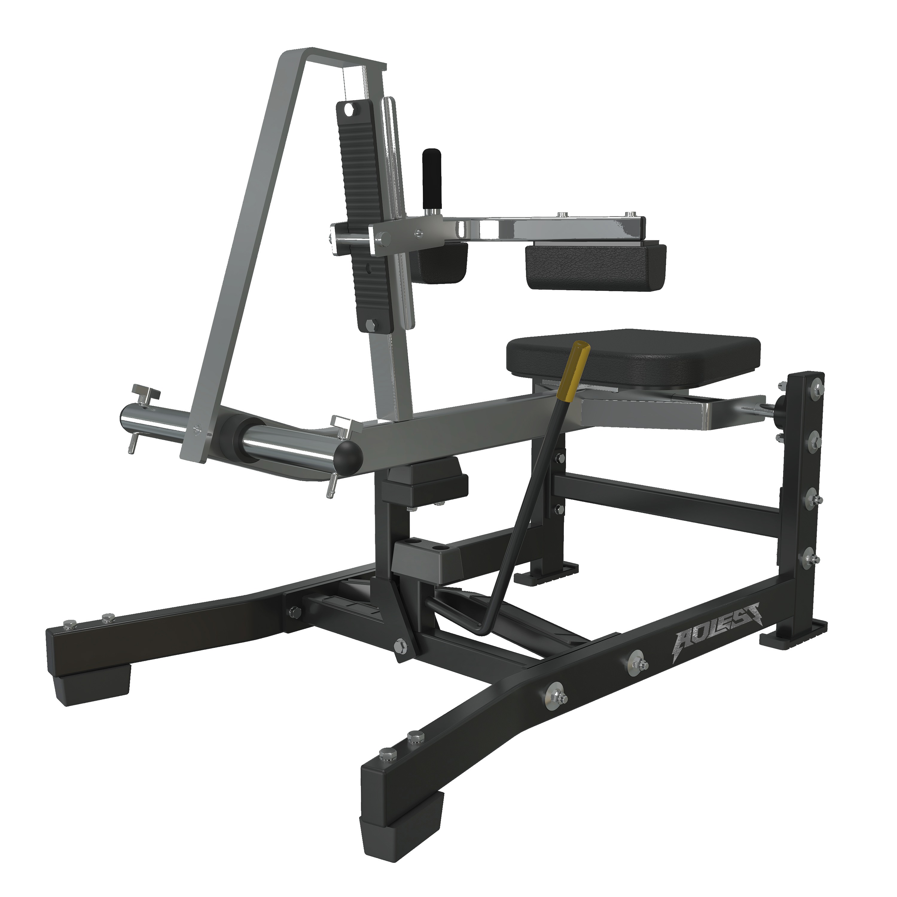 Compact Seated Calf Raise, commercial strength machine