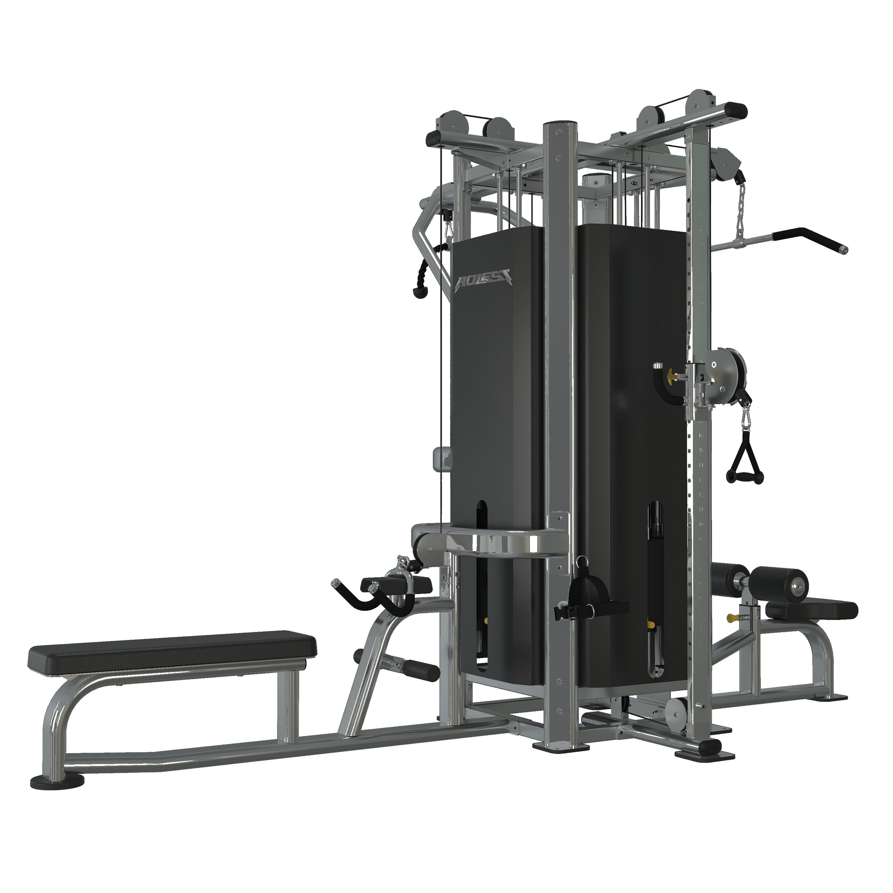 Four-Stack Multi-Station, commercial strength machine