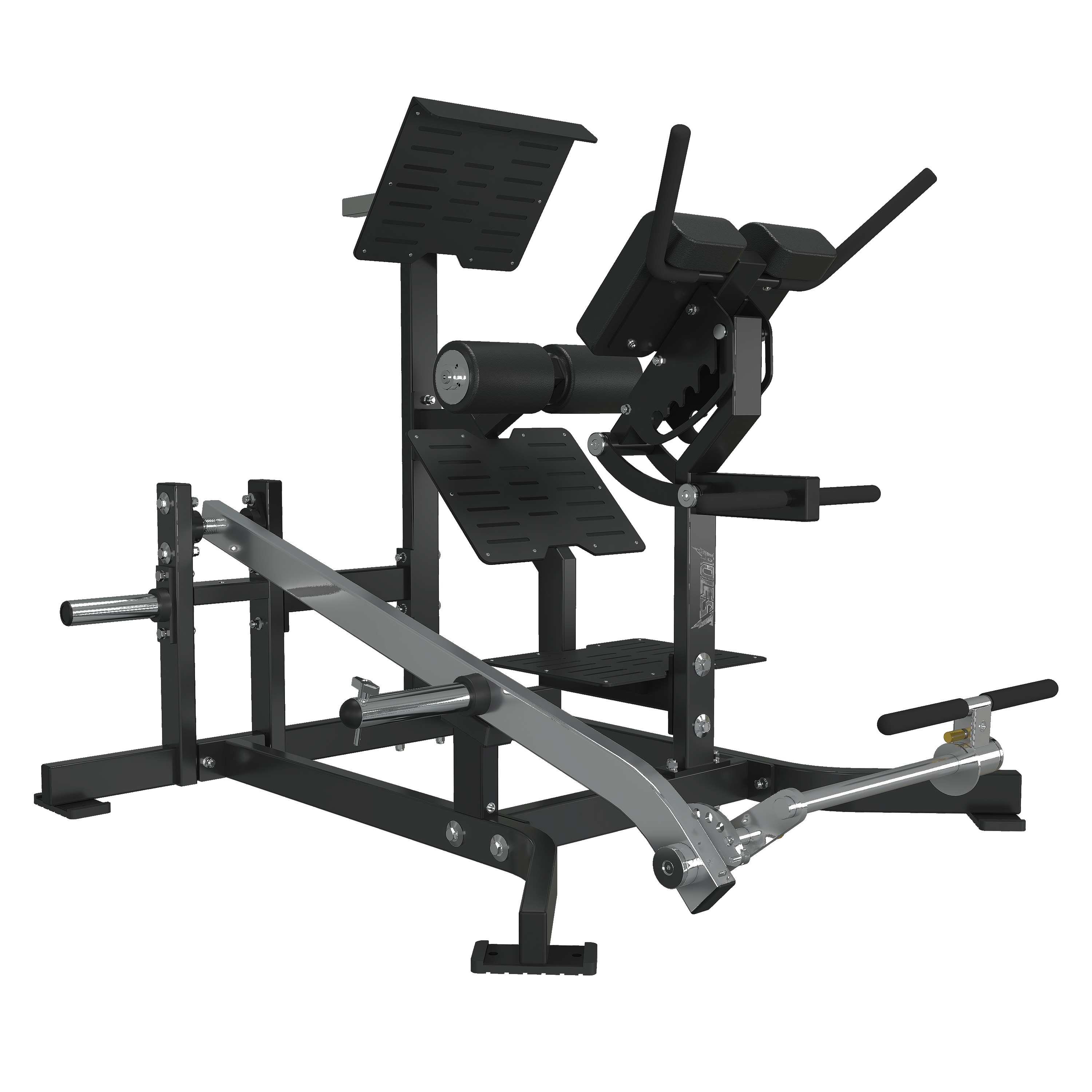 Goat Stand Glute Kickback, commercial strength machine