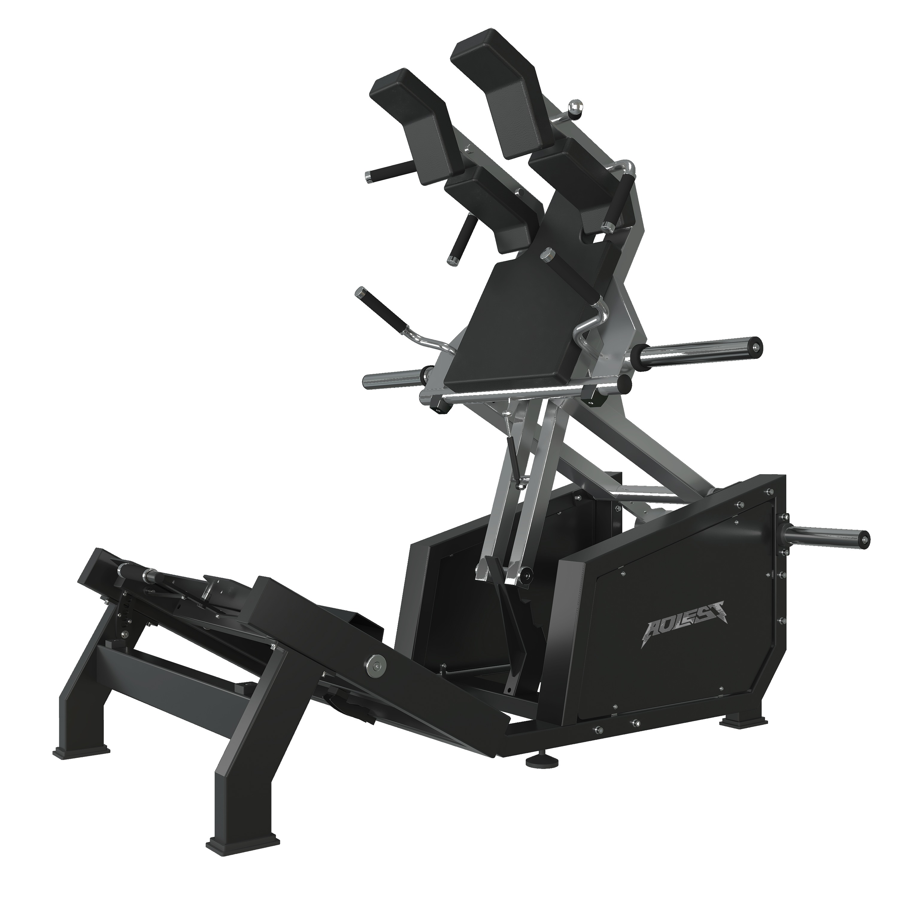 Hack Squat, commercial strength machine
