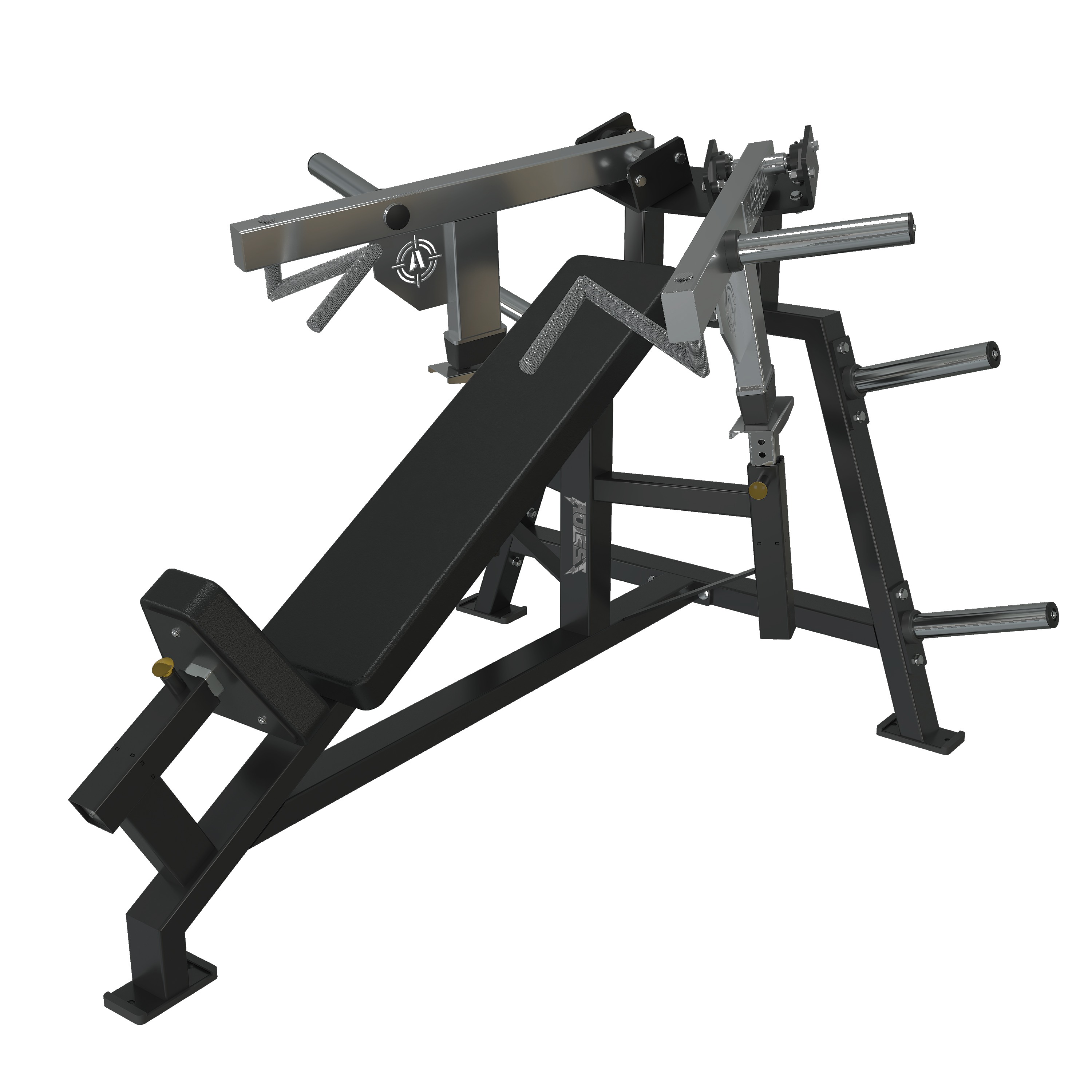 Incline Bench Press, commercial strength machine