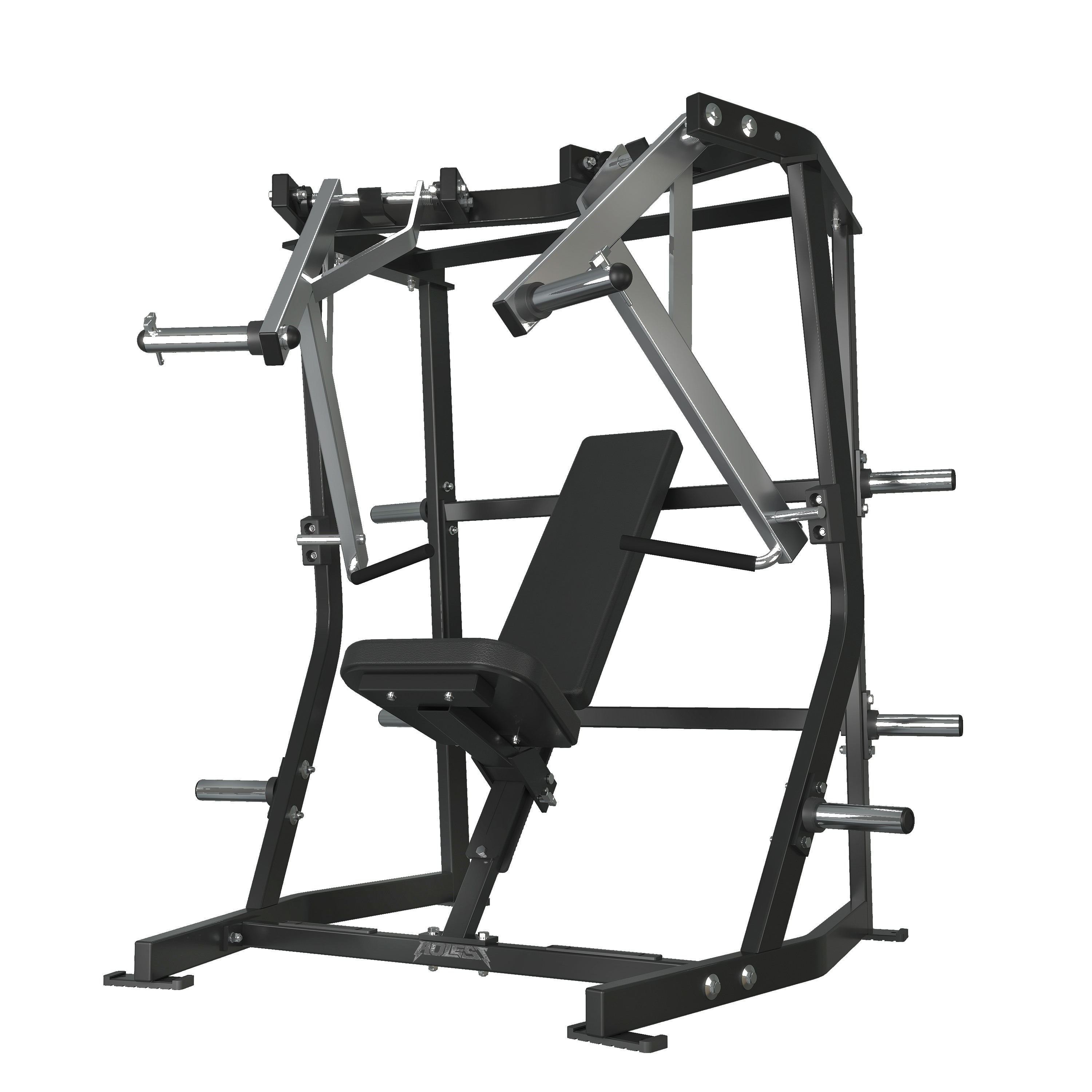Iso-Lateral Decline Press, commercial strength machine