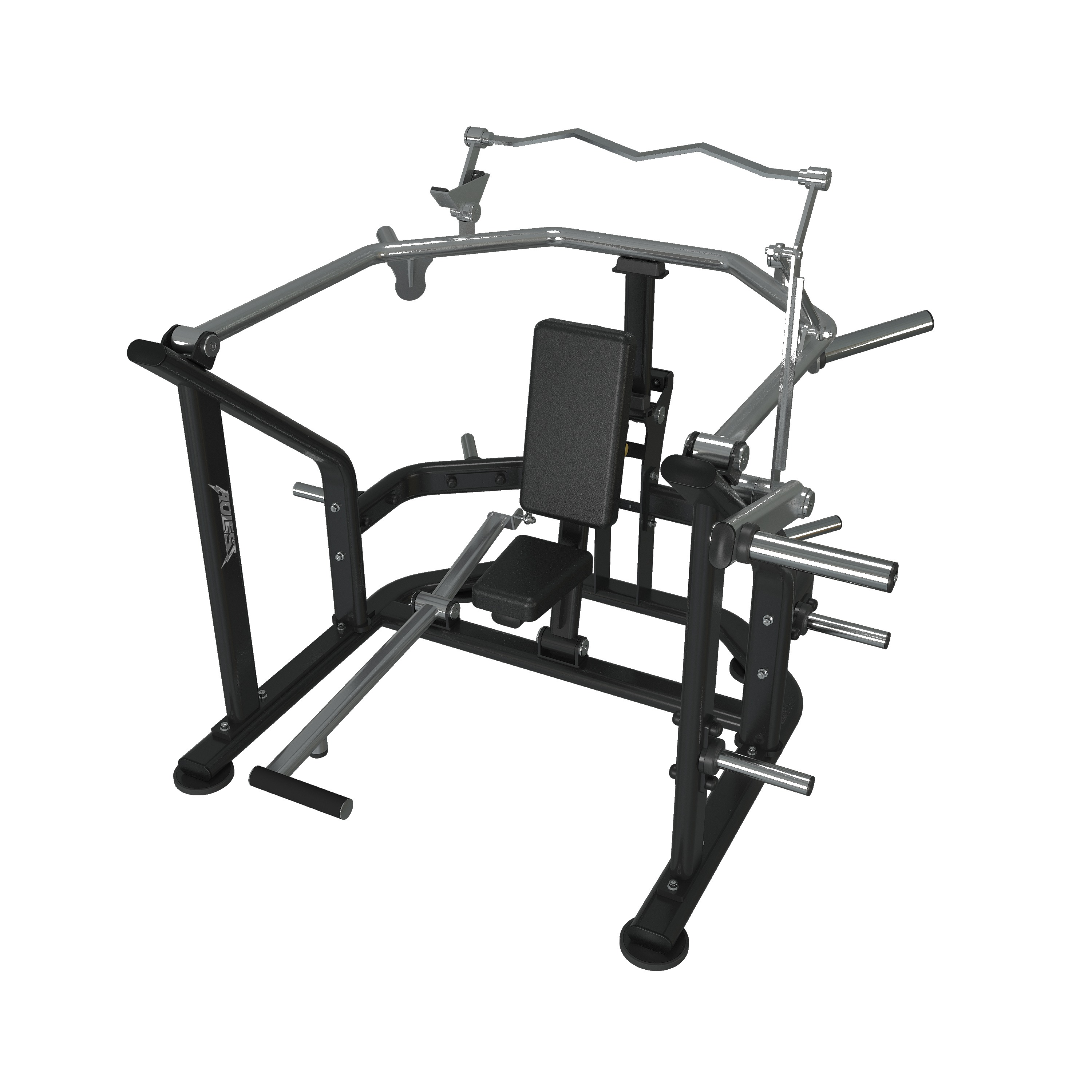 Iso-Lateral High Row / Tricep, commercial strength machine