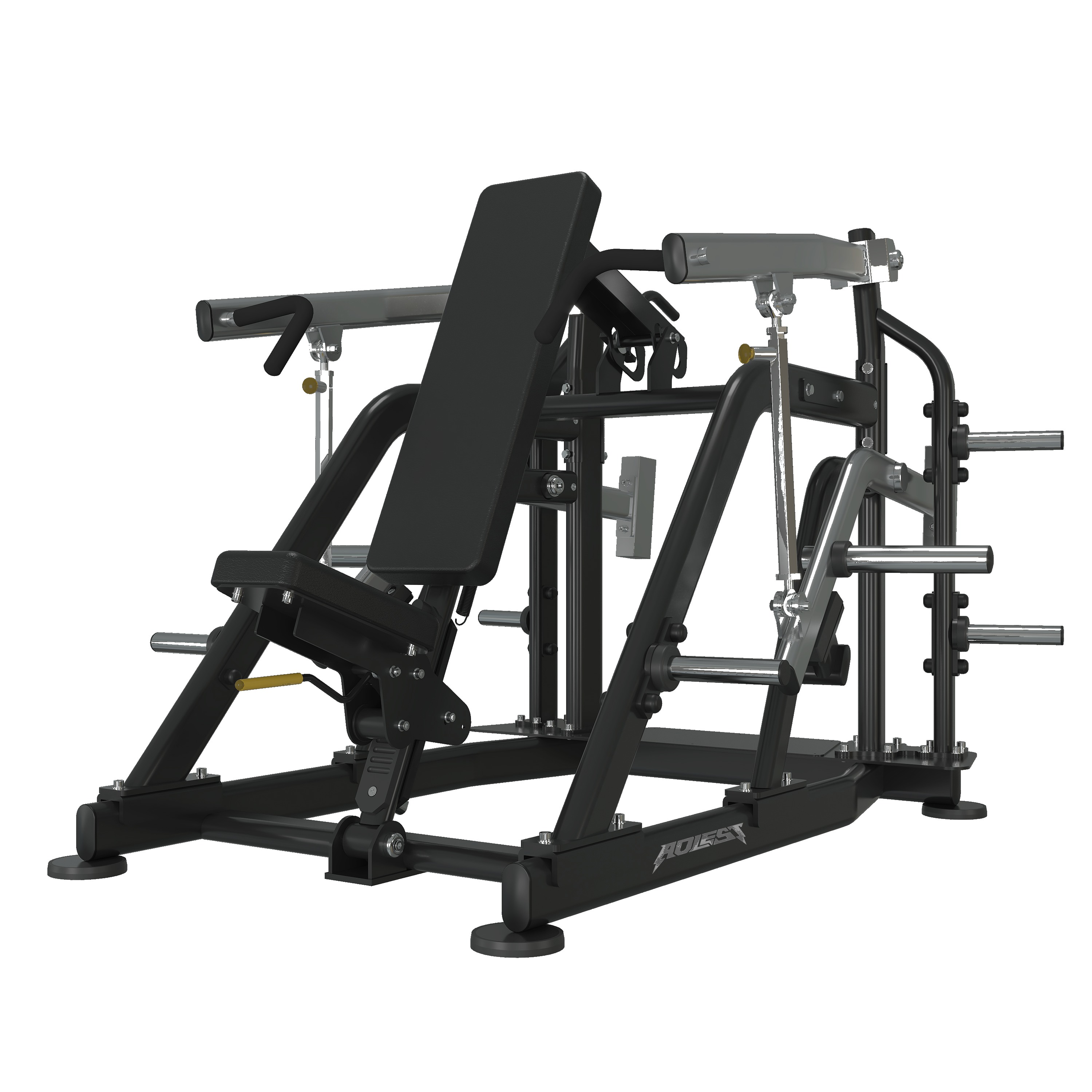 Iso-Lateral Incline Shoulder Press, commercial strength machine