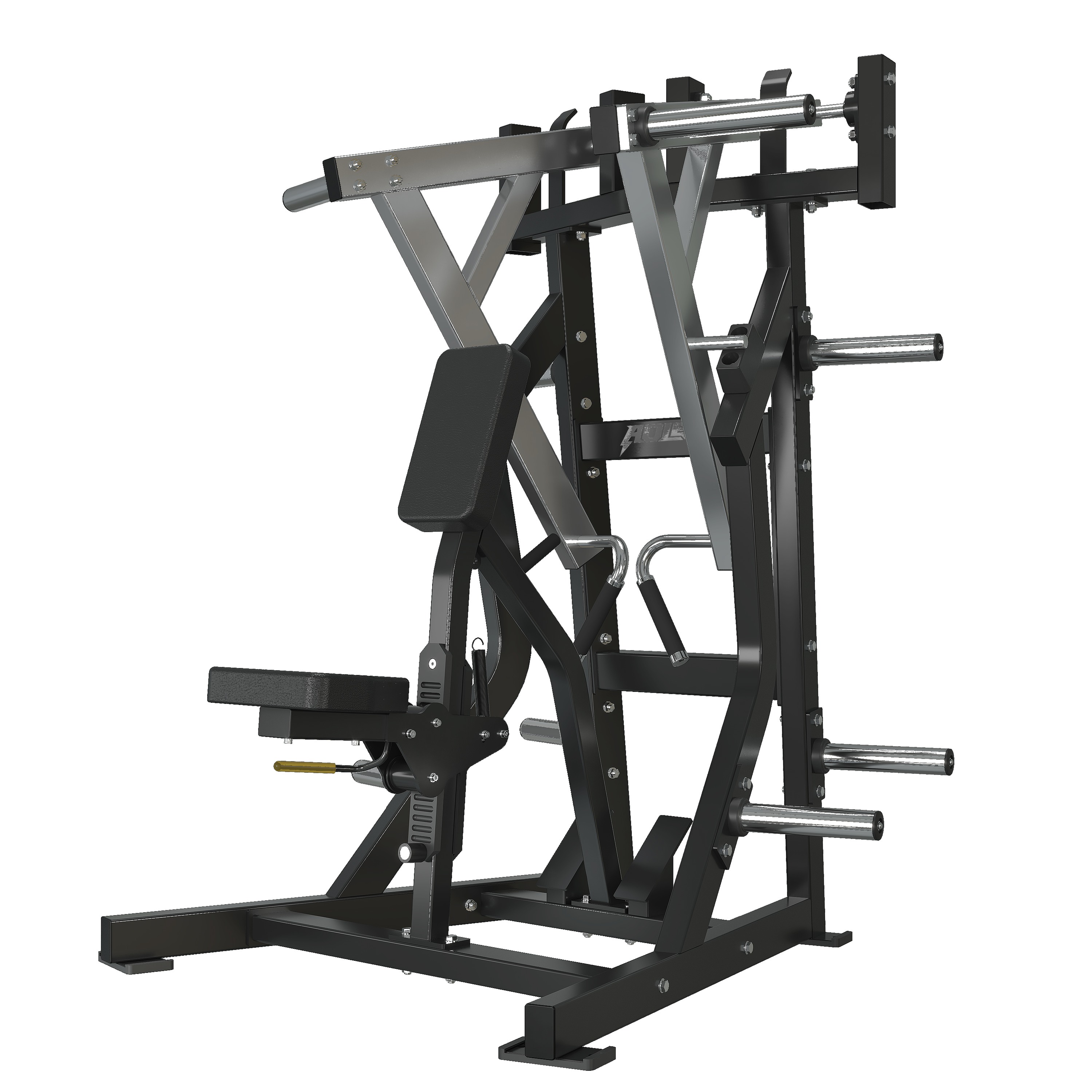 Iso-Lateral Low Row, commercial strength machine