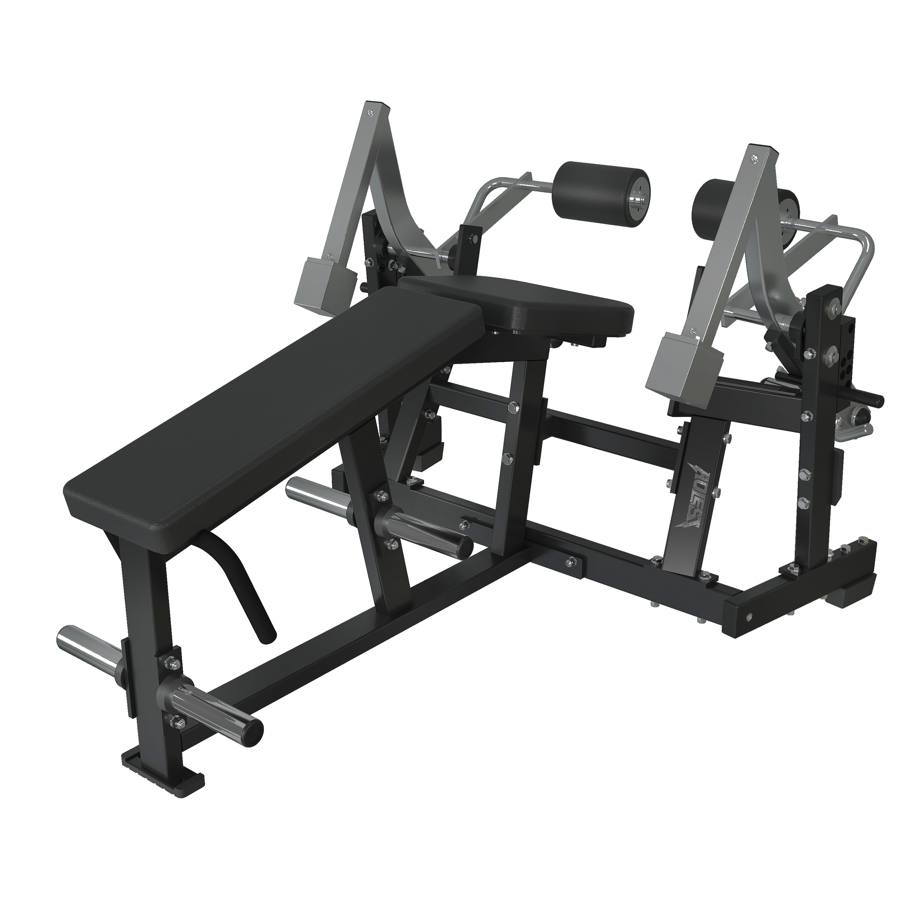 Iso-Lateral Prone Leg Curl, commercial strength machine
