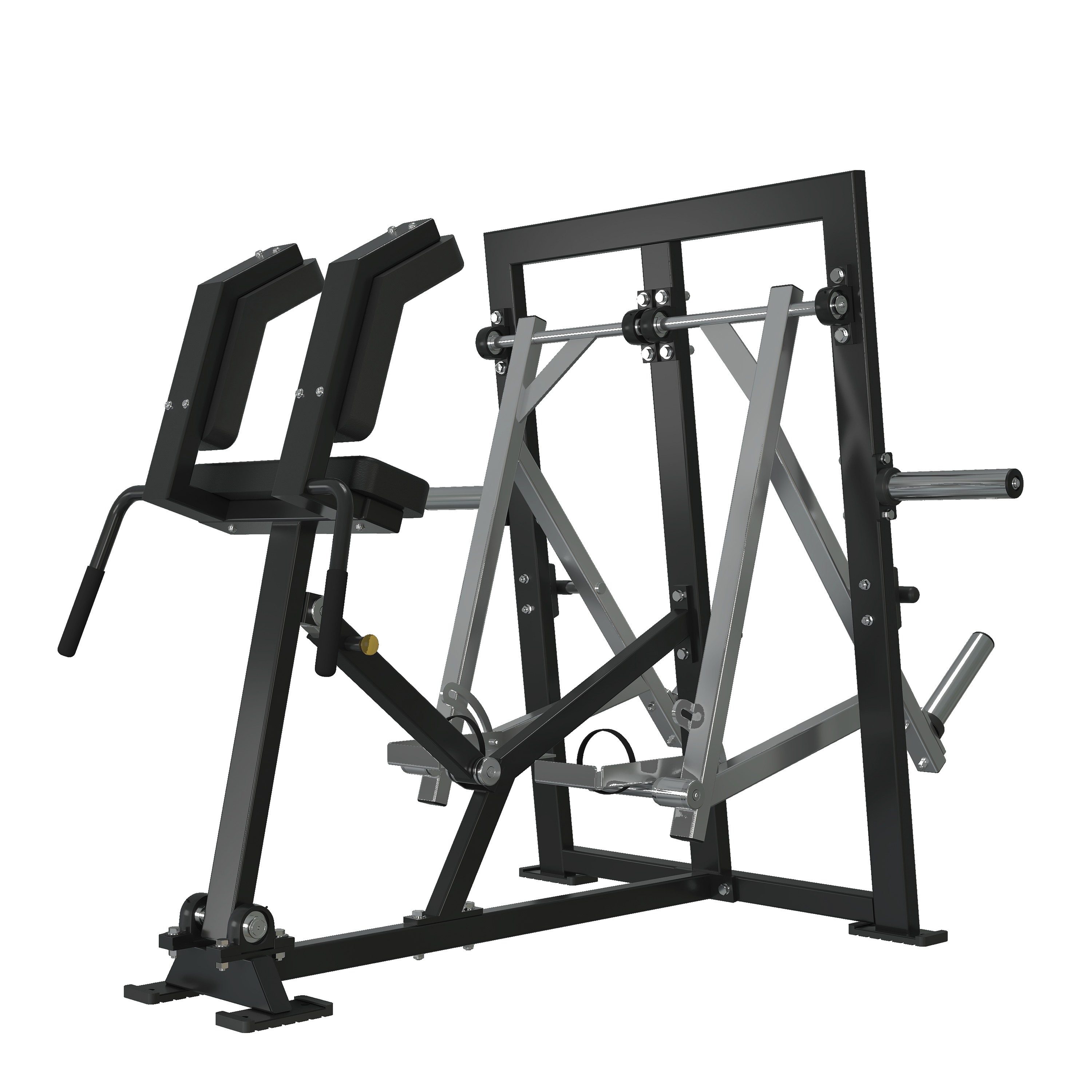 Plate-Loaded Back Kick, commercial strength machine