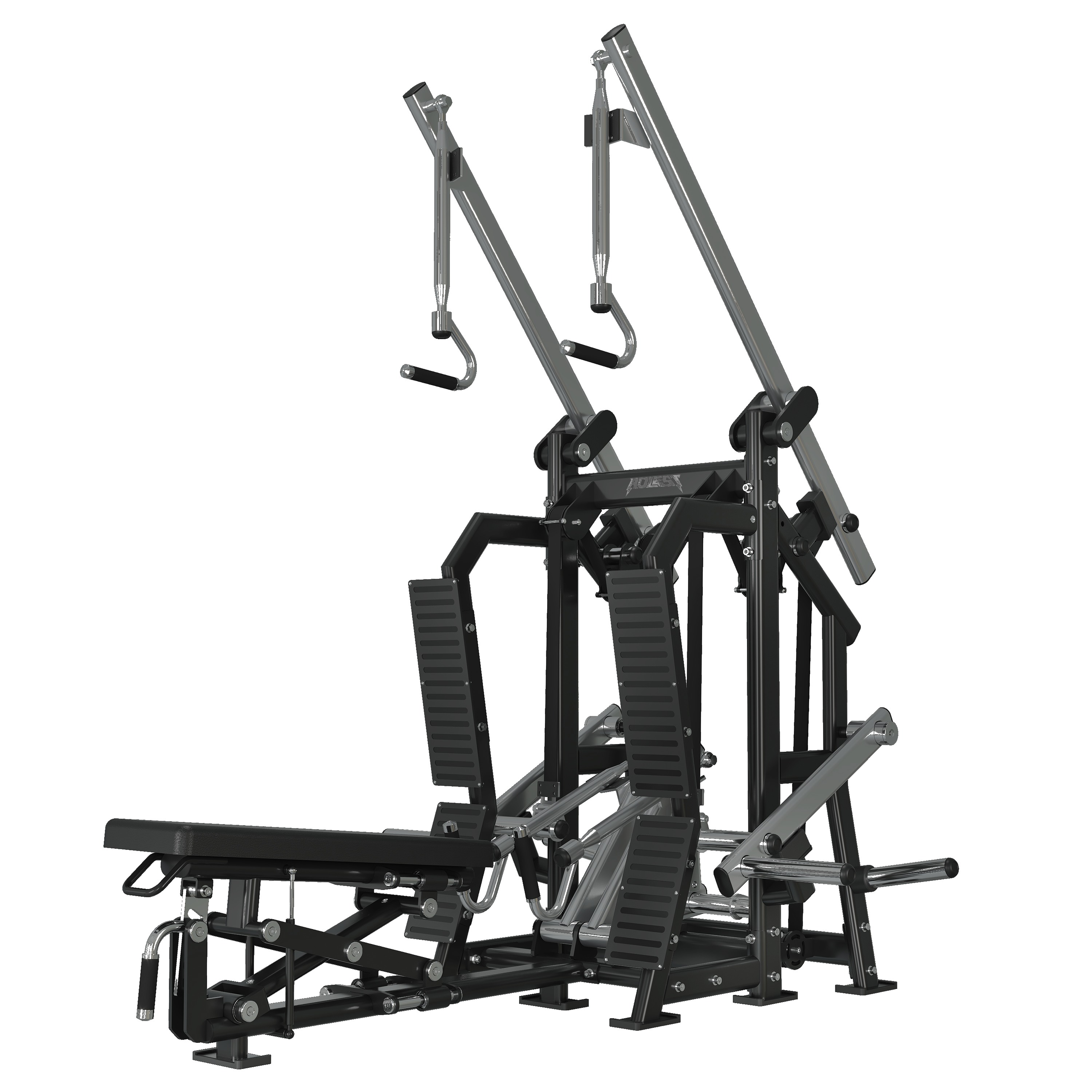 Plate-Loaded High / Low Pull, commercial strength machine