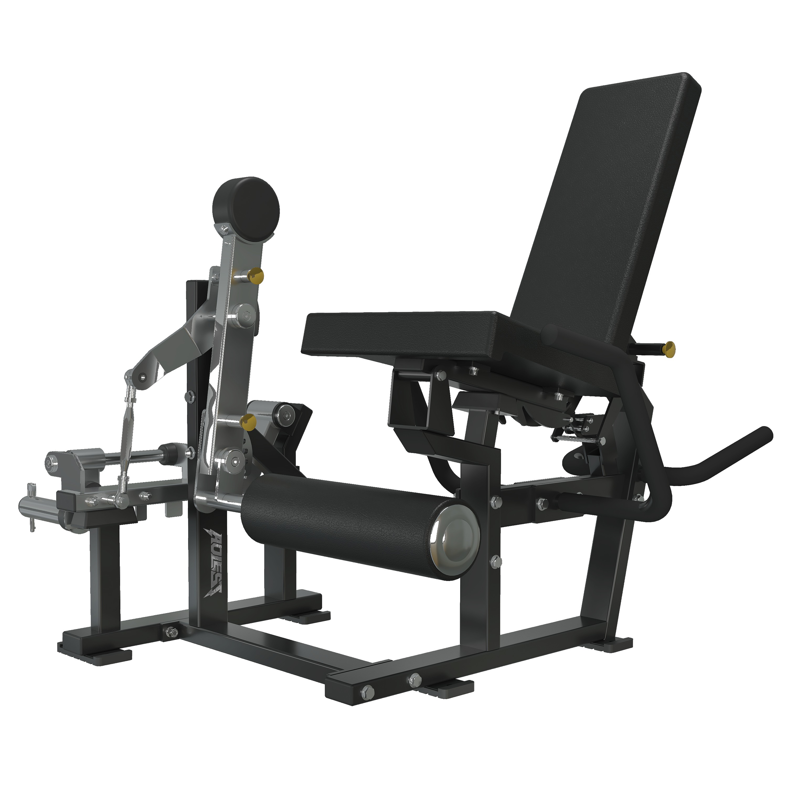 Plate-Loaded Leg Extension / Curl, commercial strength machine