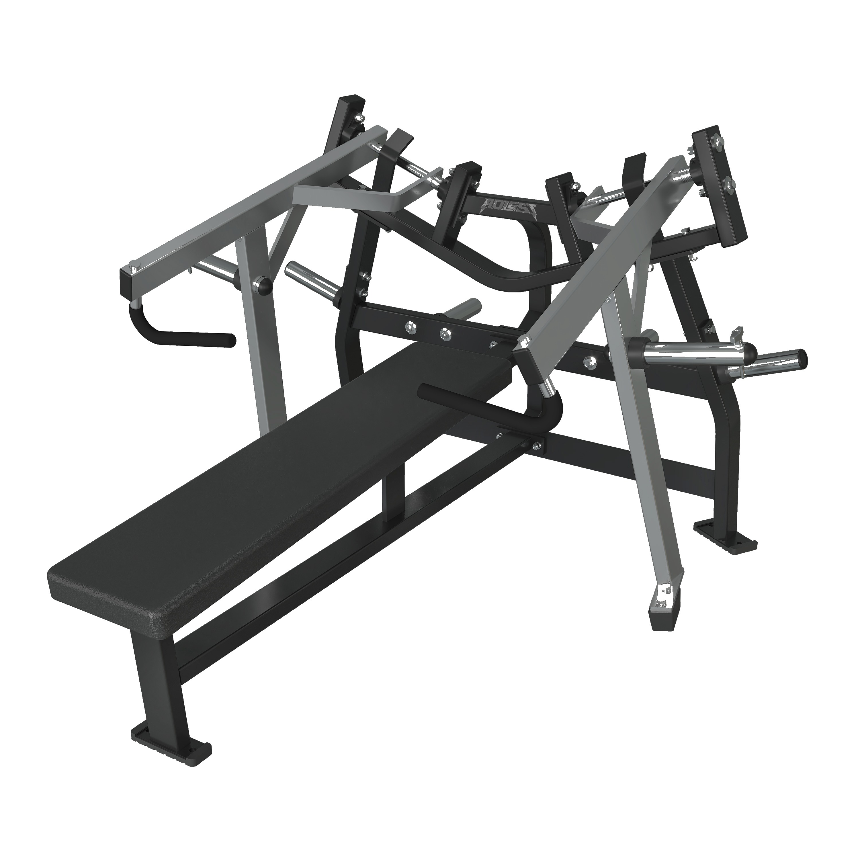 Plate-Loaded Olympic Bench, commercial strength machine