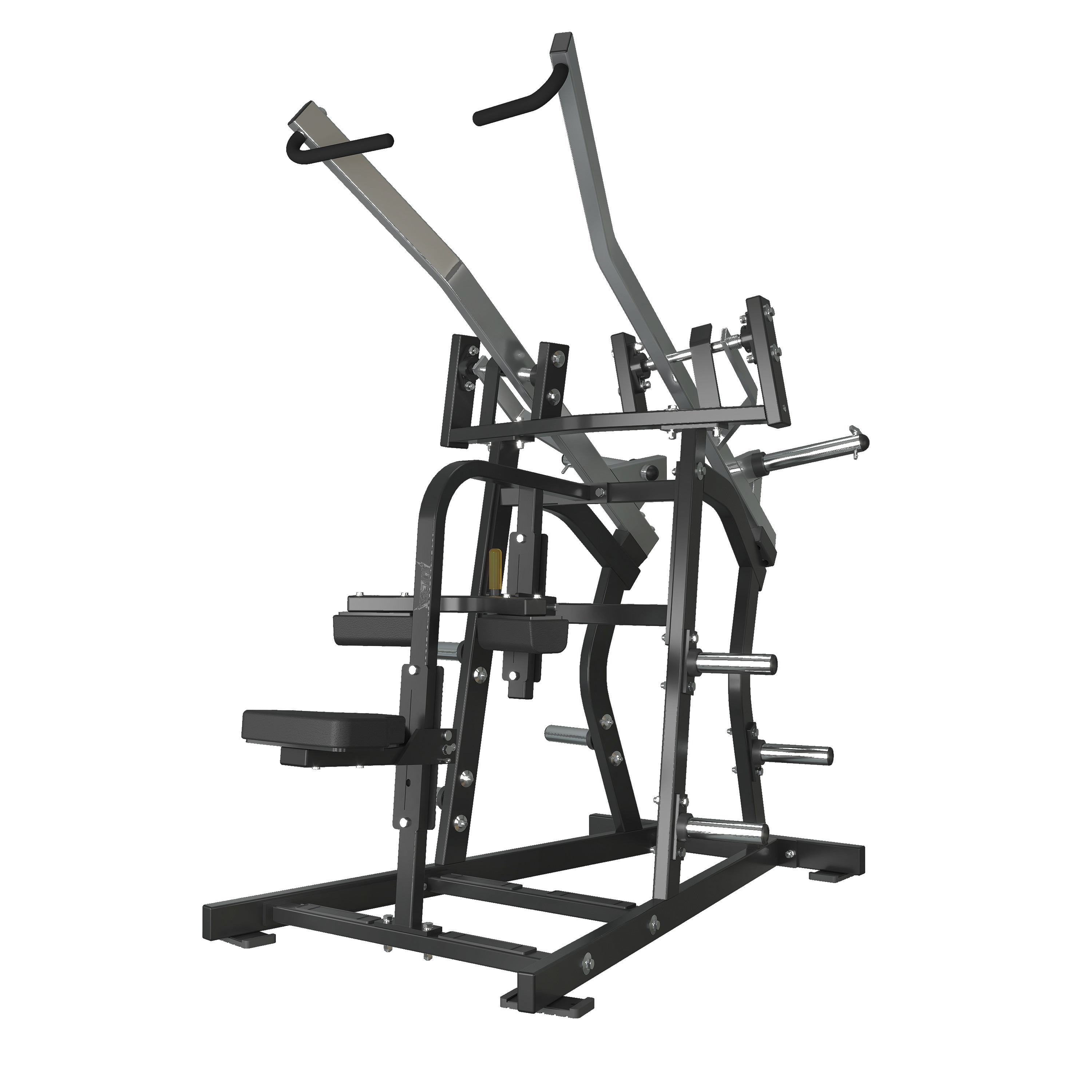 Plate-Loaded Wide Pulldown, commercial strength machine