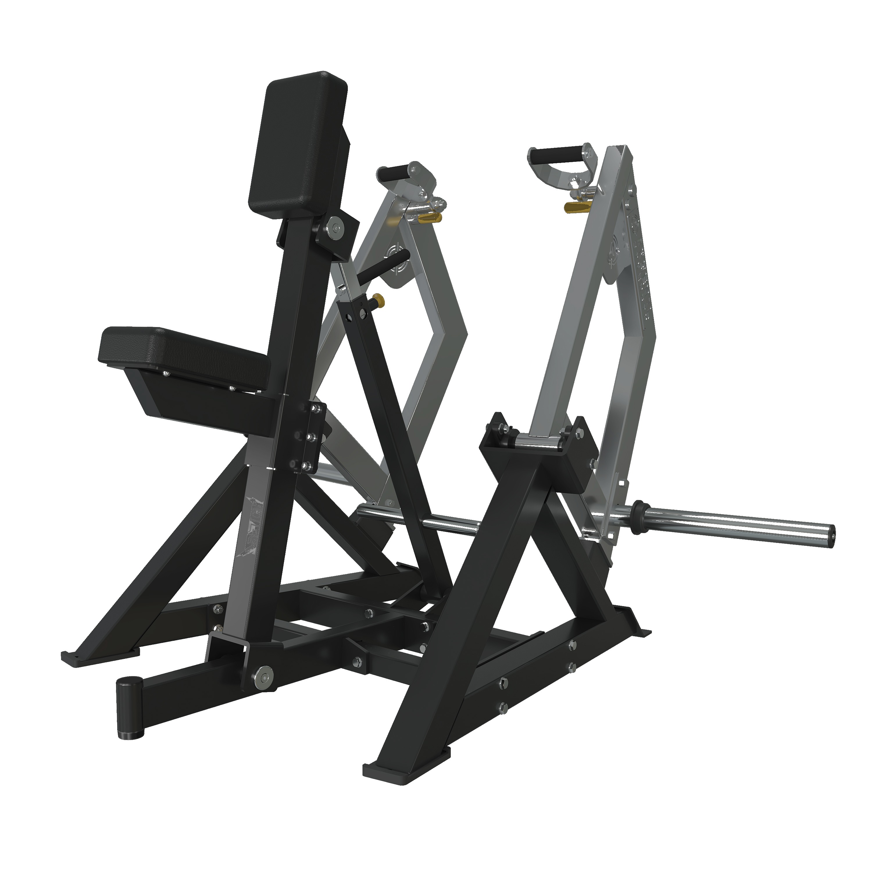 Seated Row, commercial strength machine