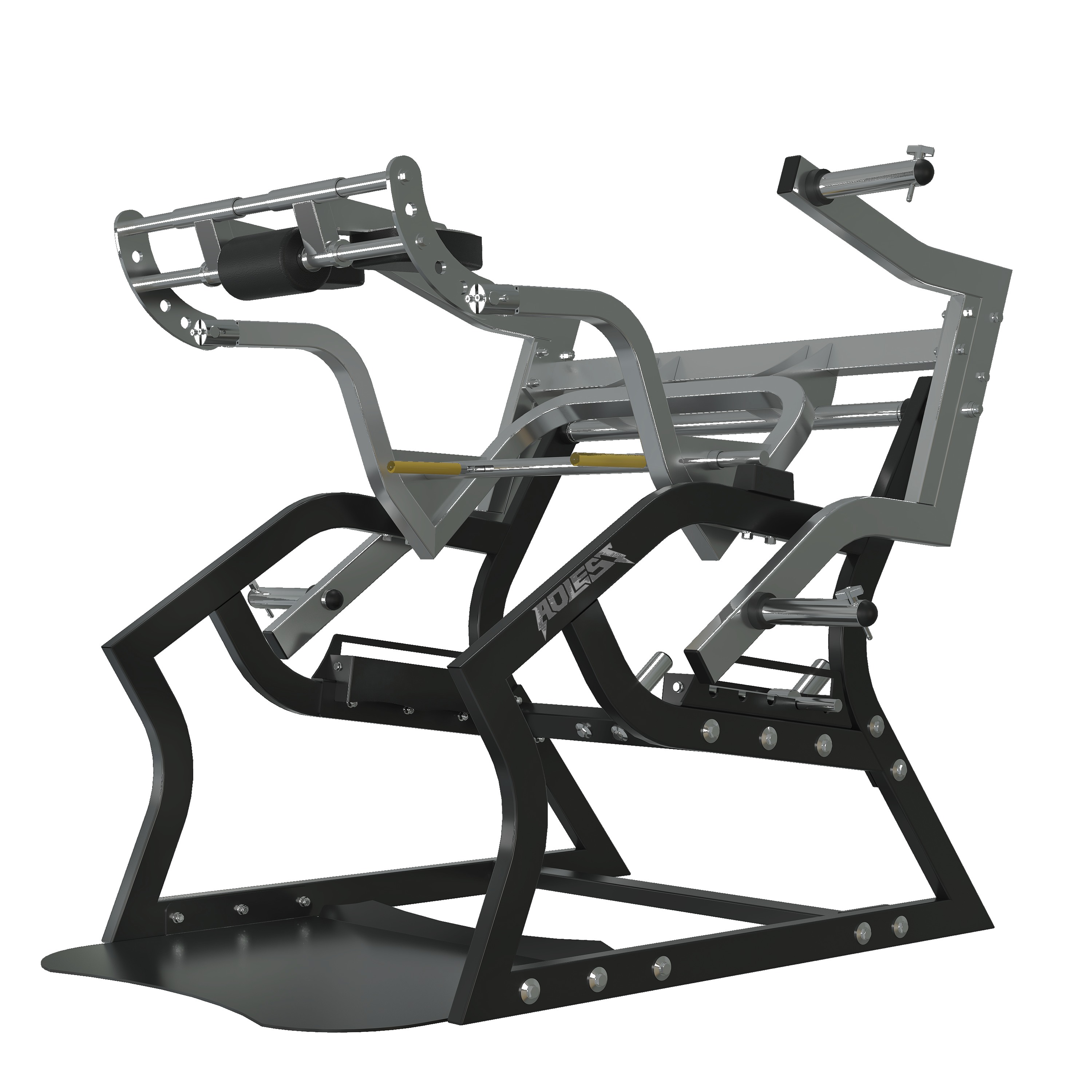 Shark Squat, commercial strength machine