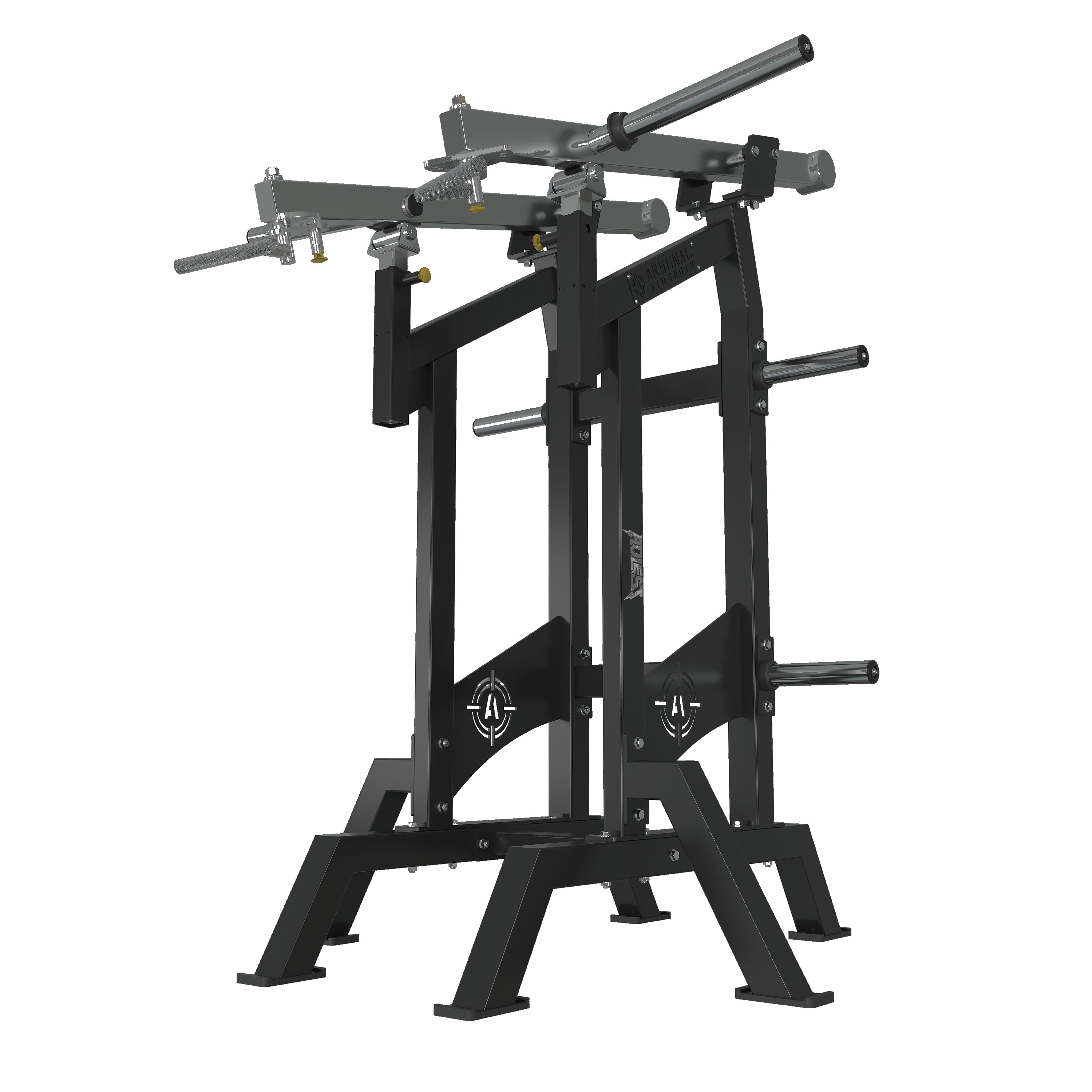 Standing Shoulder Press, commercial strength machine