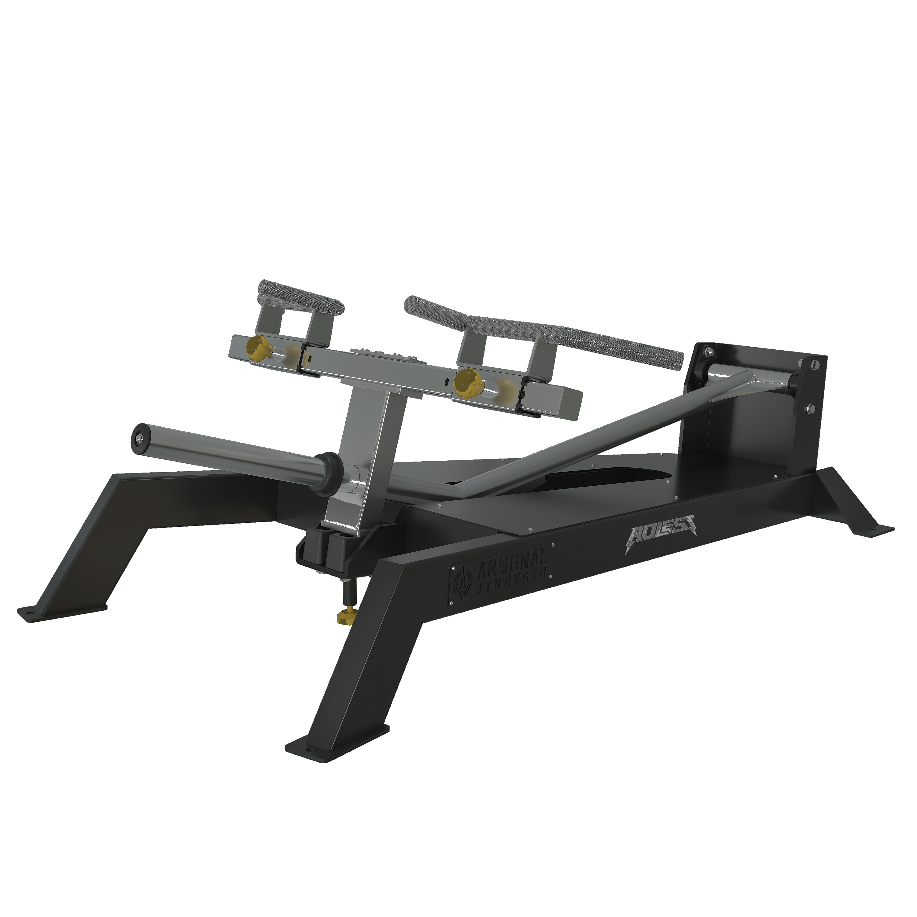 Standing T-Bar Row, commercial strength machine