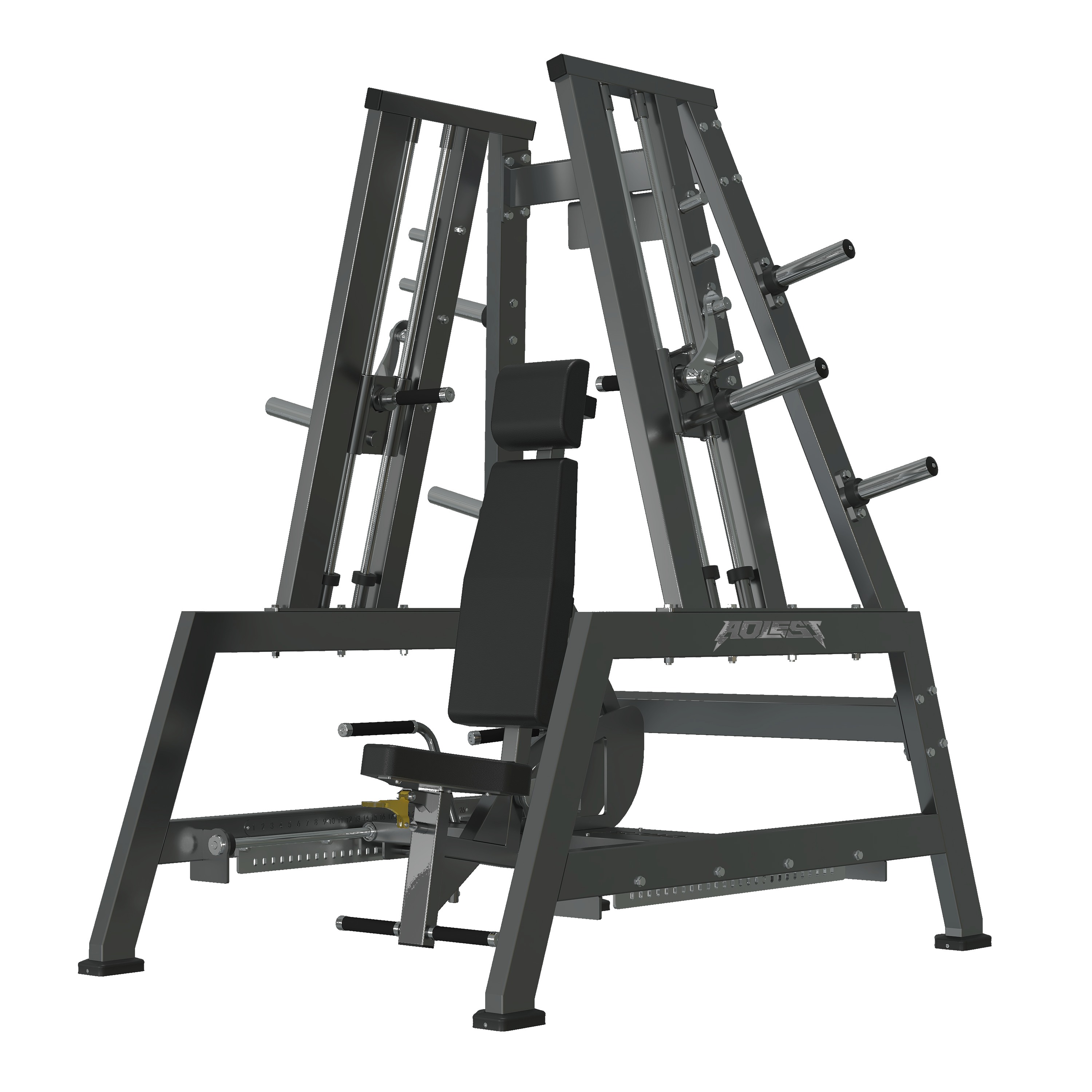 Tower Seated Shoulder Press, commercial strength machine