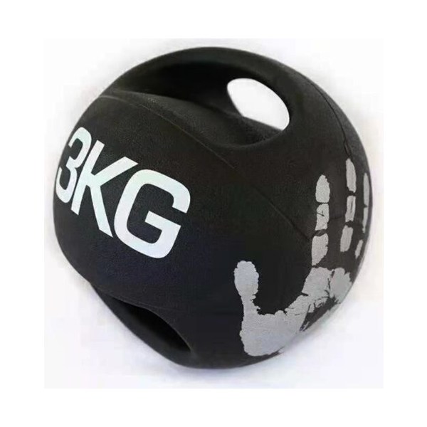 Dual-handle medicine ball