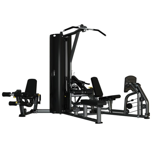 Three-stack multi-station cable training tower, model ALBRA28