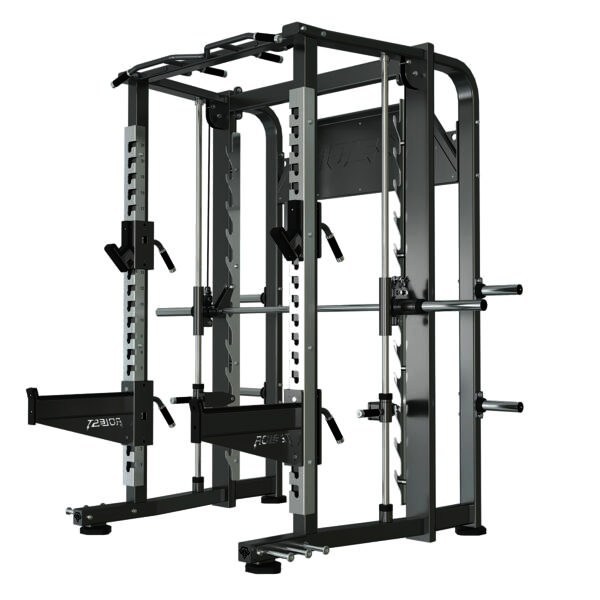 Power rack with integrated Smith machine, model ALC-2201