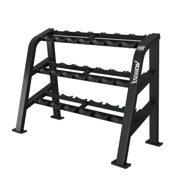 Three-tier dumbbell storage rack, model ALA-1660